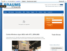 Tablet Screenshot of braums.com.au